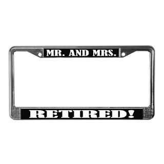 Retirement License Plate Frame  Buy Retirement Car License Plate