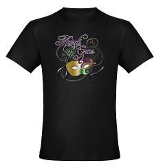 Mardi Gras 3 Mens Fitted T Shirt (dark)