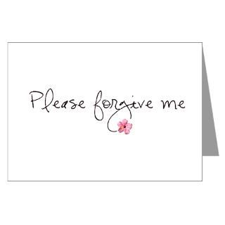Please Forgive Me Greeting Cards (Pk of 20)