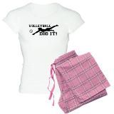 Volleyball Pajamas  Volleyball Pajama Set  Volleyball PJs