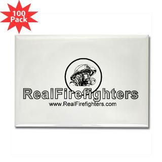 real firefighters logo rectangle magnet 100 pack $ 159 99