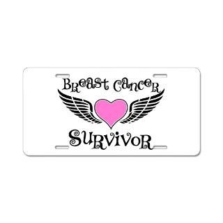 Breast Cancer Survivor Wings Heart T Shirts  Shirts 4 Cancer