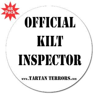 Official Kilt Inspector  Tartan Terrors Merchandise
