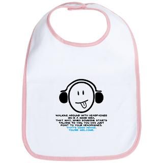 Concert Gifts  Concert Baby Bibs  Headphones Bib