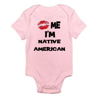 Kiss Me Im Native American Infant Creeper Body Suit by kissmestore