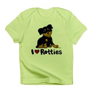 Dog Gifts  Dog T shirts  I Heart Rotties Infant T Shirt
