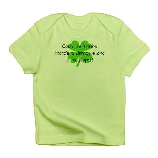 Baby Gifts  Baby T shirts  Blarney Stone in Diaper Infant T Shirt