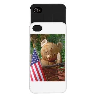 4Th Of July Gifts  4Th Of July iPhone Cases  Teddy Bear USA Flag
