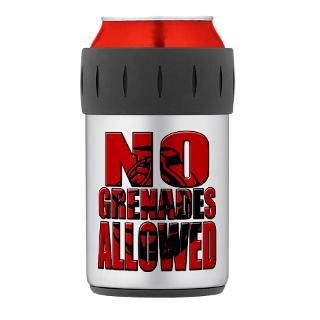 Jersey Shore No Grenades Allo Thermos® Can Cooler by AMR_Designs_No