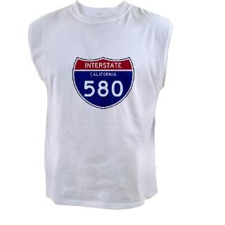 Interstate Highway 580  Symbols on Stuff T Shirts Stickers Hats and