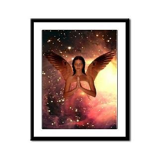 185 Angel Framed Panel Print  Framed Angel Prints  Angel Art