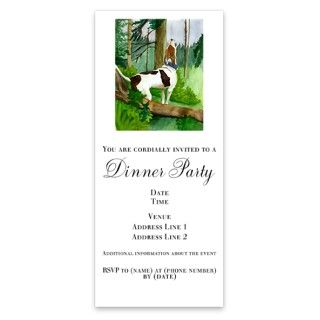 Treeing Walker Coonhound Dog Blank Invitations by Admin_CP18368429