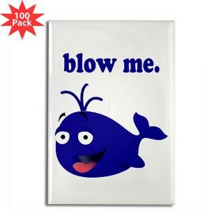 blow me whale rectangle magnet 100 pack $ 189 99