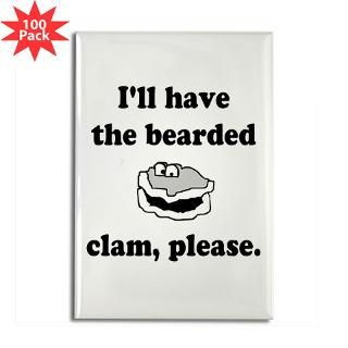 bearded clam rectangle magnet 100 pack $ 189 99