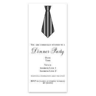 Gray Stripe Tie Invitations by Admin_CP4478882
