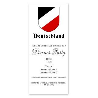 German Tricolor Shield cooler Invitations by Admin_CP224518