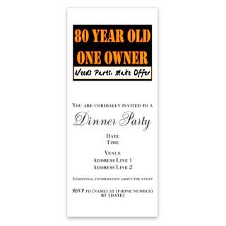 Happy 80Th Birthday Invitations  Happy 80Th Birthday Invitation