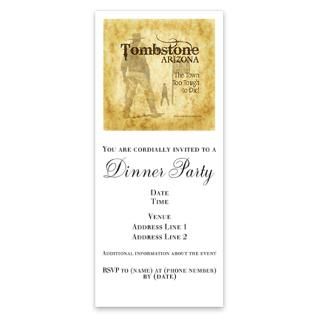 Town Of Tombstone Invitations  Town Of Tombstone Invitation Templates