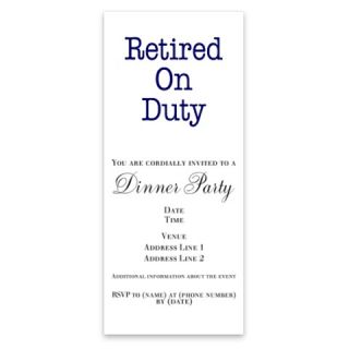 Invitations  Retired On Duty Invitations
