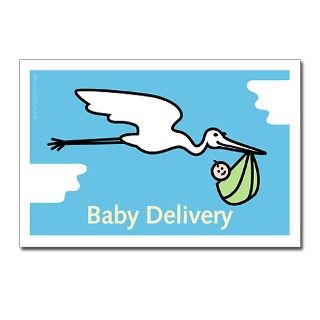 Baby Gifts  Baby Postcards  Baby Delivery Postcards (Package of 8)