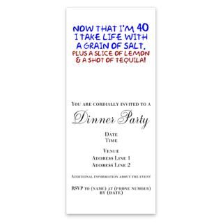 40Th Birthday Funny Invitations  40Th Birthday Funny Invitation