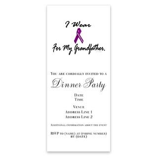 Wear Purple 1 (Grandfather PC) Invitations by Admin_CP2663969