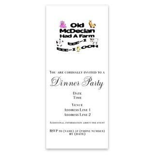 Mcdonalds Invitations  Mcdonalds Invitation Templates  Personalize