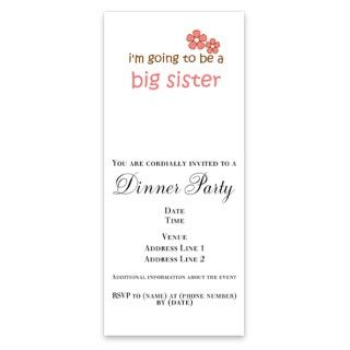 GOING TO BE A BIG SISTER T  Invitations by Admin_CP10252218