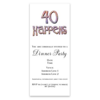 40th birthday   40 happens Invitations by Admin_CP49581  506857487