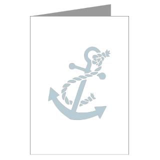 Nautical Anchor Greeting Cards (Pk of 10) for