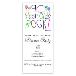 90 Year Olds Rock  Invitations by Admin_CP2432413  507095835