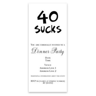 40th birthday 40 sucks Invitations by Admin_CP49581  506858113