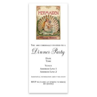 Invitations  Mermaid on Shell Invitations