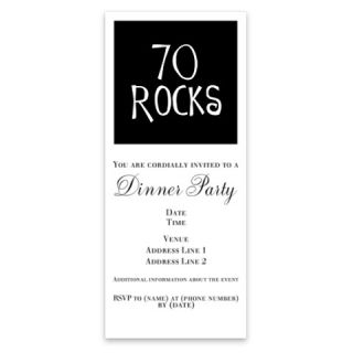 70th birthday saying, 70 rocks Invitations by Admin_CP49581