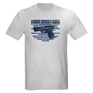 911 Gifts  911 T shirts  A POLICE OFFICERS PRAYER Light T Shirt