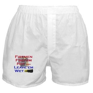 911 Gifts  911 Underwear & Panties  Fireman Hot Boxer Shorts