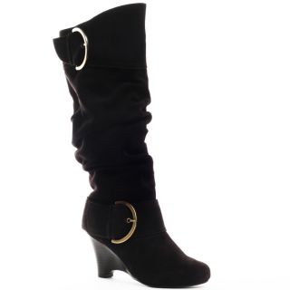 Ring Suede Boot   Choc, Naughty Monkey, $89.09 