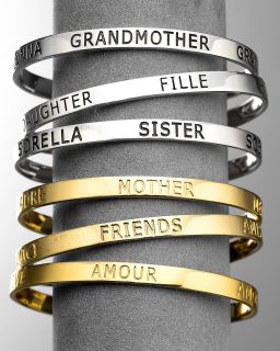 Carolee Womens Friend Sentiment Bangle