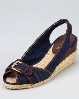 Lauren Ralph Lauren Wedges   Cameron Denim