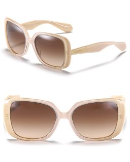 Miu Miu Square Glam Oversized Sunglasses