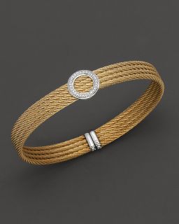 Charriol Round Classique Diamond Cuff Bracelet