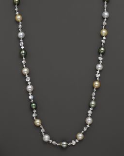 South Sea, Tahitian and Keshi Pearl Necklace, 10 9mm