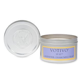 Votivo No. 10A Lavender Chamomile Pear Travel Tin candle