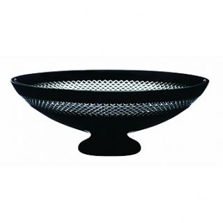Waterford Crystal Black Cut Footed Centerpiece, 13