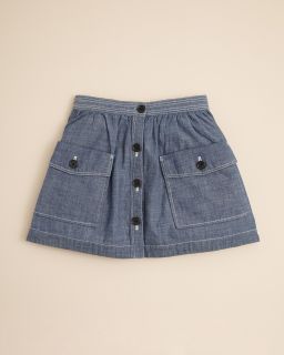 Girls Silvie Button Front Skirt   Sizes 7 14