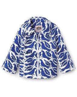 Couture Girls Cotton Bird Print Jacket   Sizes 7 14
