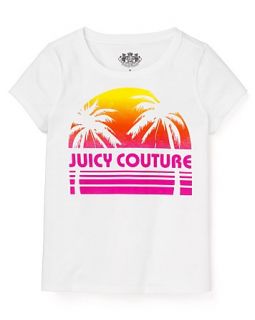 Juicy Couture Girls Retro Crewneck Tee   Sizes 7 14