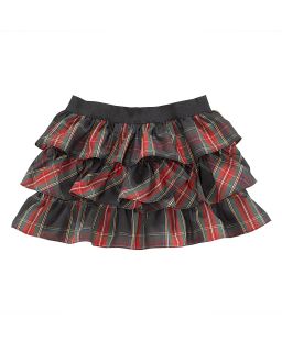 Childrenswear Girls Tartan Ruffle Skirt   Sizes 7 16