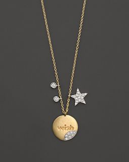 Meira T Wish Charm Necklace, 16
