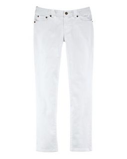 Childrenswear Girls Skinny White Jeans   Sizes 7 16
